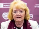Hearts chairman Ann Budge fielded questions on a variety of issues from the shareholders - including the club's pandemic reaction and the new CEO through to scoreboards, murals and a breakaway league. (Craig Williamson - SNS Group via Getty Images)