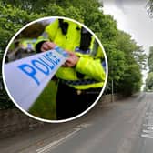 Police closed Melville Dykes Road in Lasswade after a serious crash between a car and a motorbike.