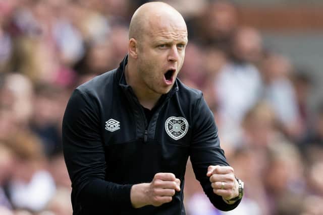 Discussions are currently taking place as to whether to make Steven Naismith the next Hearts boss on a permanent basis. Picture: SNS