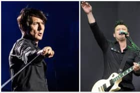 Welsh rockers Manic Street Preachers (right) and English indie darlings Suede (left) are set to perform in Edinburgh.