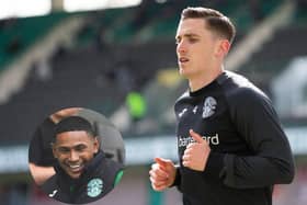 Paul Hanlon and Demi Mitchell (inset) have returned to non-contact training as the pair stepped up their return to action
