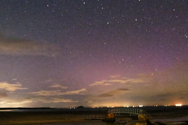 This starry photo, taken last night at Belhaven Bay near Dunbar, was sent in by Harry Gordon.
