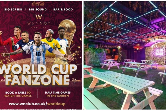 Where: 14 George St, Edinburgh EH2 2PF
Opening at 1pm, WhyNot will be showing the games on huge screens, and using their state-of-the-art surround sound system.
Tables are available to book for groups of 2-4, 4-6 or 8-10.
A full food and drinks menu will also be available, served straight to your table while the action unfolds on the big screens.
Come half-time, and the action doesn’t stop, as WhyNot will be hosting 'half-time games' in the venue's Rose Street Garden area.