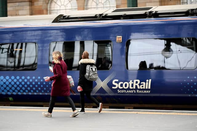 Sponsoring the outside of carriages is being considered by ScotRail. Picture: John Devlin