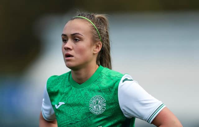 Leah Eddie has been called into the Scotland squad. Picture: Hibernian FC