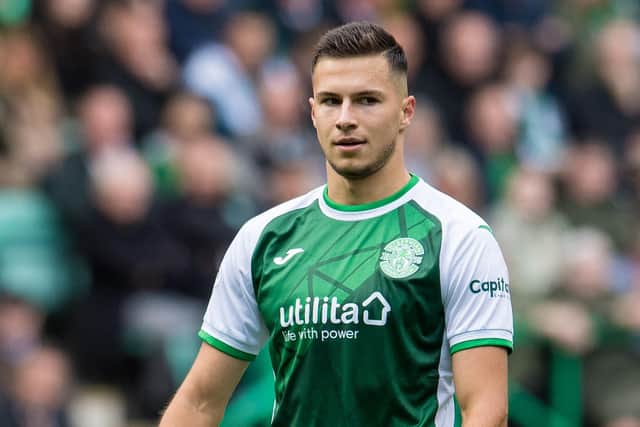 Mykola Kukharevych has scored three goals for Hibs since arriving on loan from ESTAC Troyes