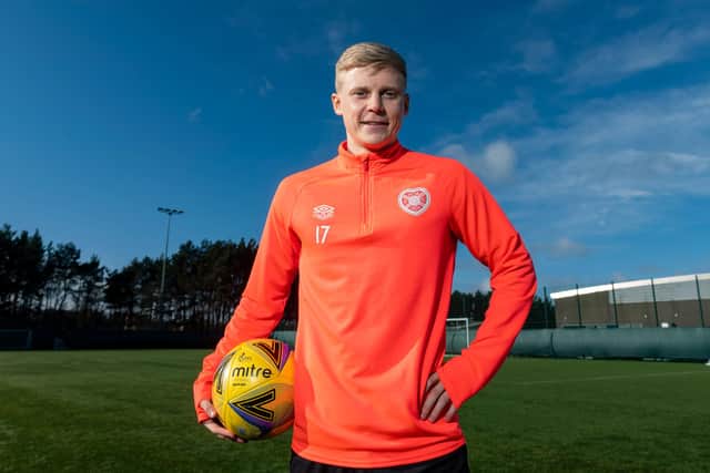 Hearts defender Alex Cochrane is out of contract with parent club Brighton at the end of the season. Picture: SNS