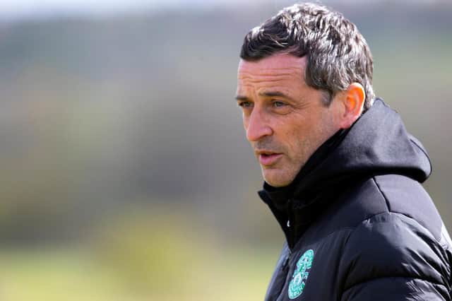 Hibs manager Jack Ross says no-one should have to accept online abuse and wants to see tougher punishments introduced for those who overstep. Photo by Alan Harvey / SNS Group