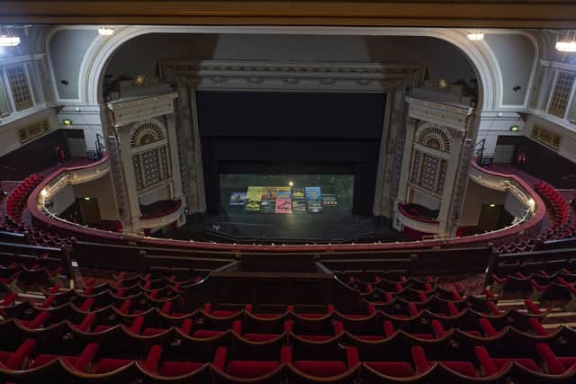 Police were called after a disturbance broke out in the auditorium of Edinburgh Playhouse.