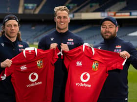 Edinburgh trio Hamish Watson, Duhan van der Merwe and Rory Sutherland are among the eight Scots in the British & Irish Lions squad. Picture: Craig Williamson/SNS