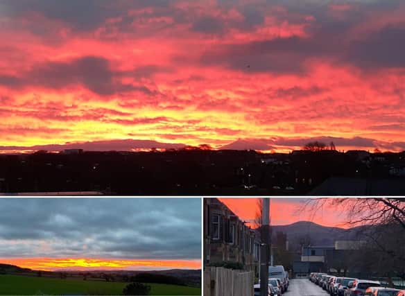 Edinburgh looking breathtaking during a magnificent sunrise.