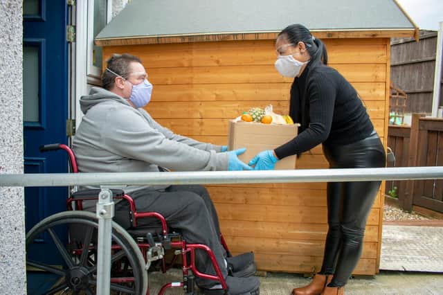 The charities say many older or disabled people cannot get access to essential food supplies