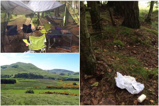 Pentland Hills Regional Park urge visitors to stop littering the countryside