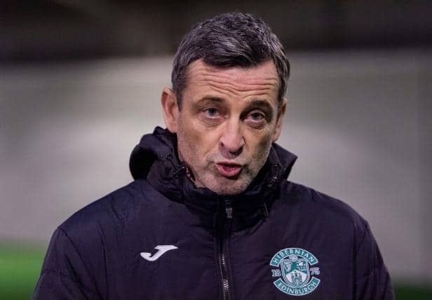 Jack Ross spent two years at Hibs before losing his job in December 2021 after a poor run of league results. Picture: SNS