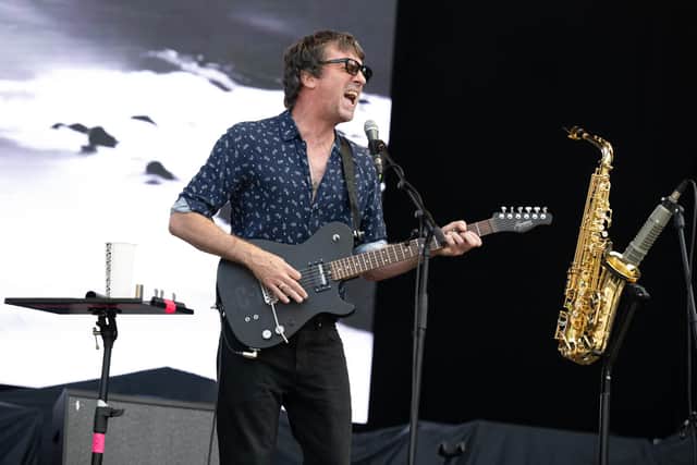 Graham Coxon performing with The Waeve. Photo by David Jackson.