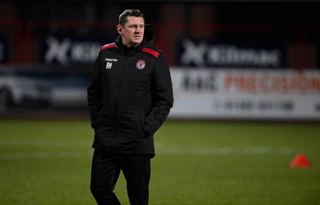 Bonnyrigg manager Robbie Horn has now guided his team to ten league wins in a row