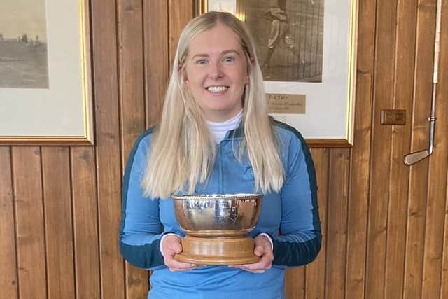 Kirsten Ireland is the new East Lothian Women's champion after landing the title at Luffness