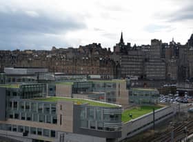 Edinburgh City Council's offices at Waverley Court are the last of six buildings to get solar panels in the latest phase