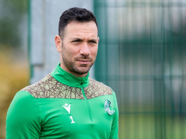 Ofir Marciano is set to return between the sticks for Hibs