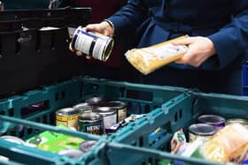 As the cost of living increases, more peope are falling back on food banks