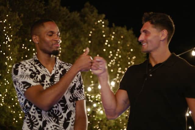 Two new bombshells entered the Villa last night - including the first Scottish contestant for 2022. Photo: ITV / Love Island.