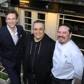 Sean Clark and Paul O'Donoghue officially launched their new Edinburgh restaurant Under The Table, where they were joined by Hollywood director Joe Russo, who is an investor in the new bistro.
