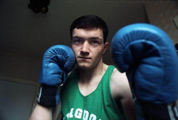 Gunned down: McKinnon's boxing champion brother Alex.