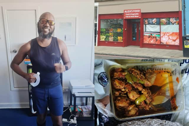 Edinburgh author Tendai Huchu was starving after doing a training run for the Edinburgh Marathon when he popped into Gorgie shop Aliza's Food, where the kind shopkeeper handed over his lunch of chapati and chicken for free.