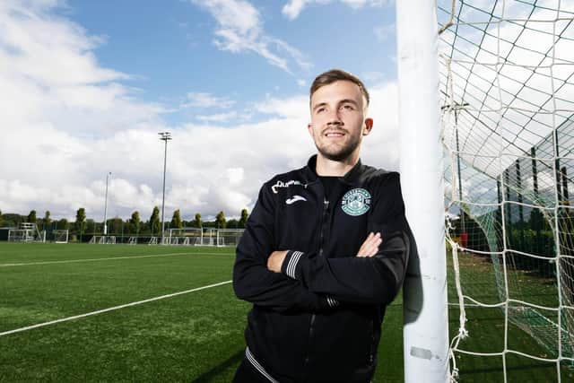 Dylan Vente is fully focused on scoring more goals for Hibs and reaching full fitness. Picture: Paul Devlin / SNS Group