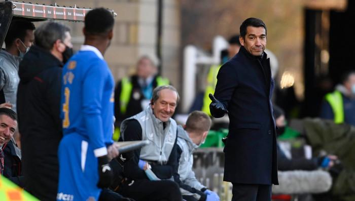 Rangers manager Giovanni van Brockhorst will pick a team to face Hibs at Easter Road this evening.  (Photo by Rob Casey / SNS Group)