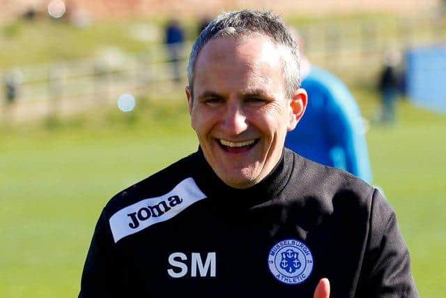 Penicuik Athletic head coach Stevie McLeish is looking forward to Saturday's Scottish Cup clash with Tranent.