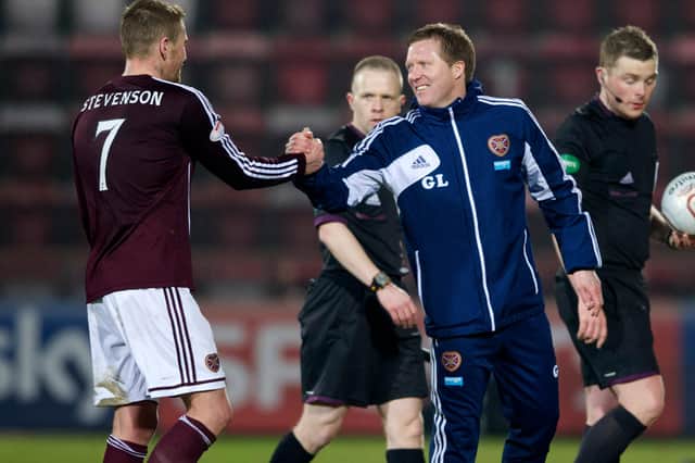 Ryan Stevenson recalled a brilliant motivation ploy from Gary Locke ahead of an Edinburgh derby. Picture: SNS