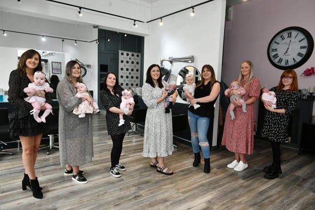 Baby boom for seven staff. Six girls and one boy born in 2020.