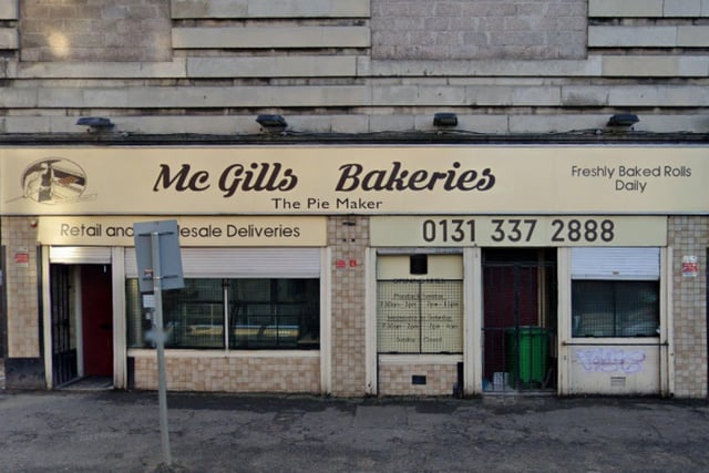 McGill's Bakery on Slateford Road has been described as an iconic bakery and institution in Edinburgh. Their steak pies in particular come highly praised, with one customer saying: "The best pies in town - I don't think they could have put more steak in them if they tried."