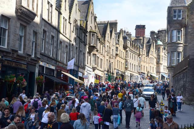 Edinburgh's Old Town is normally thronged with visitors during the Fringe. Picture: Jon Savage