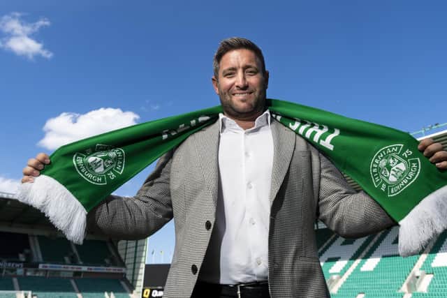 Hibs manager Lee Johnson is looking to bring in some additional defensive cover. Picture: SNS