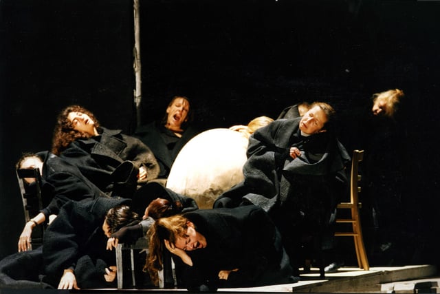Peter Stein's production of the Oresteia at Murrayfield Ice Rink in August, 1994 as part of the Edinburgh Festival.