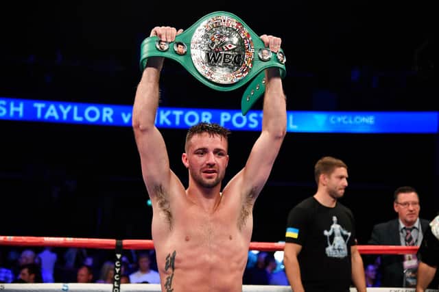 Josh Taylor is unbeaten but so is his opponent, Jose Ramirez. Picture: Rob Casey/SNS