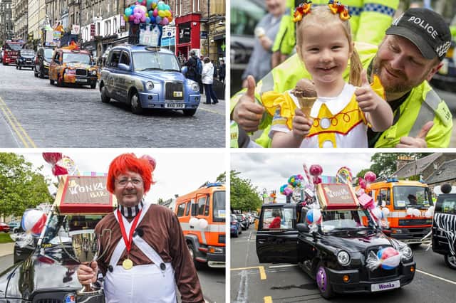 Edinburgh’s 74th annual Taxi Outing took place on Tuesday.