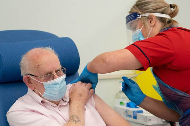 The mass vaccination of people against Covid is underway (Picture: Dan Charity/pool/Getty Images)