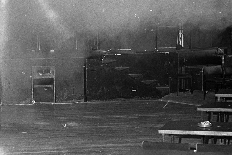 A smoky scene in 1983 but where is it?