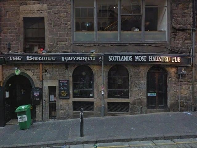 Dubbed Scotland's most haunted pub, the Banshee Labyrinth is reportedly occupied by the ghost of Lord Nicol Edwards, with spooky occurrences including blood curdling screams and drinks flying off tables and smashing into walls.