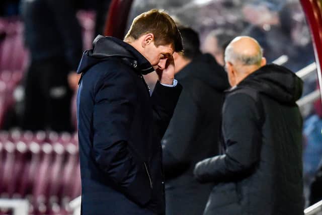 Steven Gerrard said Hearts deserved to win. Picture: SNS