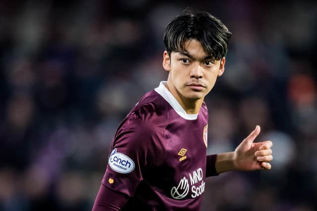 Yutaro Oda enjoyed his best Hearts performance so far against Ross County on Saturday.