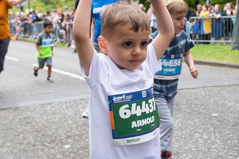 Saturday's junior races saw many budding runners take part in their first Edinburgh Marathon Festival.