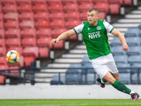Hibs defender Ryan Porteous is expected to be the subject of transfer bids this summer. Picture: SNS
