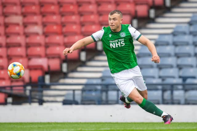 Hibs defender Ryan Porteous is expected to be the subject of transfer bids this summer. Picture: SNS