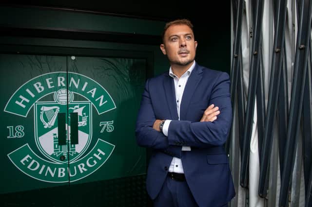 Hibs chief executive Ben Kensell has had a busy few days