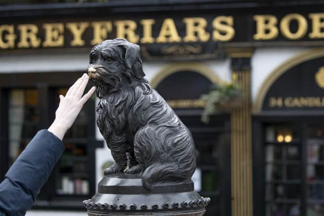 The Greyfriars Bobby statue in Edinburgh, which is likely to have been a different breed of dog than previously thought, a new book suggests. Picture: Jane Barlow/PA Wire