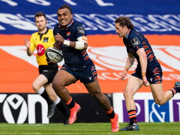 Winger Eroni Sau is leaving Edinburgh at the end of the season. Picture: Ross Parker/SNS
